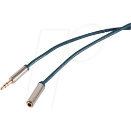 SHIVERPEAKS SHVP 30805-SL - Cable de audio estéreo, conector jack de 3,5 mm para acoplamient