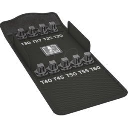 WERA 05136453001 - Caja textil, vacía, 152 x 126 x 45 mm