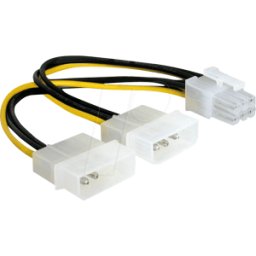 DELOCK 82315 - Cable de alimentación para tarjetas PCI Express de 15 cm