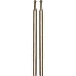 PROXXON 28222 - Perno de afilado de diamante, 1,8 mm, 2 piezas