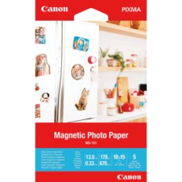 CANON 3634C002 - Papel fotográfico magnético, 10 x 15 cm, 5 hojas