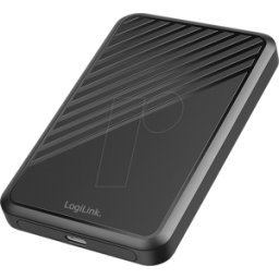 LOGILINK UA0458 - Carcasa externa de 2,5" SATA HDD/SSD, USB-C, negro