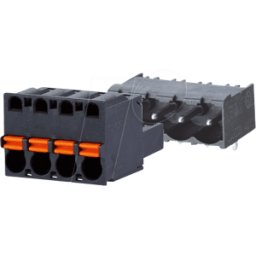 RIA CONNECT SP 06 5 VBNC - Bloque de terminales de muelle, plug-in, 6 pines, RM 5,00