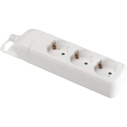 FREI 3-FACH DOSE WSOK - Regleta, triple, sin cable, blanca