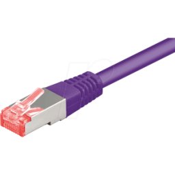 FREI PATCH-C6 10 VT - Cable Cat.6 de 10 m, violeta, cable de red RJ45