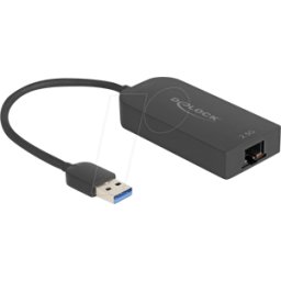 DELOCK 66045 - Tarjeta de red, USB 3.0, Gigabit Ethernet, 1x RJ45