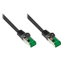 GOOD CONNECTIONS GC 8062-H300S - Cable de conexión para exteriores Cat.6a de 30 m, negro