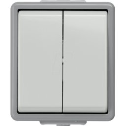 SIEMENS SIE 5TA4705 - DELTA superficie IP44, AP gris oscuro/gris claro serie interrupt