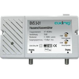 AXING BVS 3-01 - Amplificador de conexión doméstico, amplificador de cable