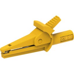 ELECTRO PJP PJP 5002-D4-GE - Clip de cocodrilo de seguridad, 4 mm, amarillo