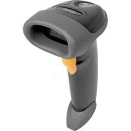 DIGITUS DA-81003 - Escáner manual para códigos de barras 2D, con batería, compati