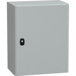 SCHNEIDER ELECTRIC NSYS3D5425P - Carcasa de acero S3D con placa de montaje 500 x 400 x 250 IP66