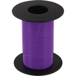 ECON CONNECT ECON KL025VIO25 - Alambre de cobre trenzado 0.25qmm bobina violeta 25m