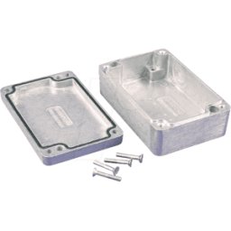 HAMMOND MANUFACTURING 1550Z102 - Carcasa de aluminio, 90 x 36 x 30 mm, plateada, IP66