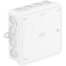 OBO BETTERMANN OBO 2000390 - Caja de conexiones de cable A 14, blanco puro
