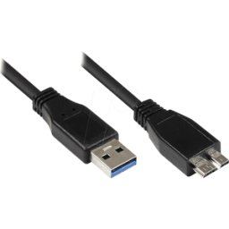 GOOD CONNECTIONS GC 2710-MB03 - Cable USB 3.0, conector macho a a conector macho Micro B, 3 m