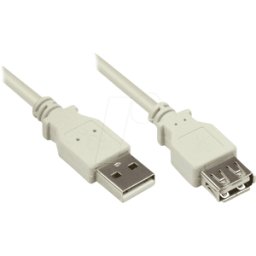 GOOD CONNECTIONS GC 2511-OF3 - Cable USB 2.0, conector macho a a hembra, 3 m