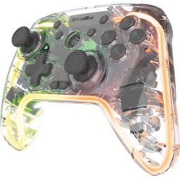 SPEEDLINK SL-650115-CR - Gamepad, Bluetooth, USB, para PC, transparente