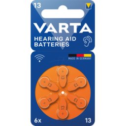 VARTA AIR 13 - Batería para audífonos, zinc-aire, 7.8x5.35 mm, ay
