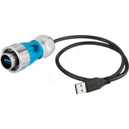GOOD CONNECTIONS GC IC03-24U301 - Conector - cable USB 3.0 tipo a macho > macho, bayoneta, IP67