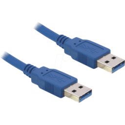 DELOCK USB3 AA 500 BL - Cable USB 3.0, a macho a macho, 5 m