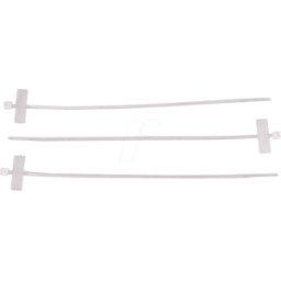 FREI KAB-FFQ 220H - Bridas para cables con campo de rotulación, 200 mm, natur