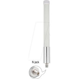 DELOCK 12653 - Antena 4G, omnidireccional, montaje polar, blanco