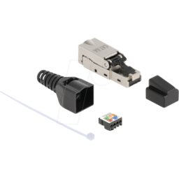 DELOCK 87061 - Toma RJ45 Keystone > LSA Cat.6a, sin herramientas
