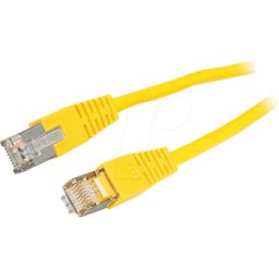 FREI PATCHKABEL 15 GE - Cable Cat.5e de 15 m, amarillo, cable de red RJ45