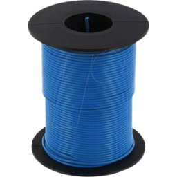 ECON CONNECT ECON KL025BL50 - ct Alambre de cobre trenzado 0.25qmm bobina azul 50m