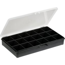 RAACO 109093 - Caja clasificadora 18 (mediana) con 18 compartimentos