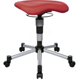 TST BODYB20 RO - Taburete TOPSTAR Body Balance 20, rojo
