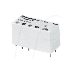 FINDER FIN 41.61.9 12V - Relé de conexión, 1x UM, 250 V/16 A, 12 V, RM 5,0 mm