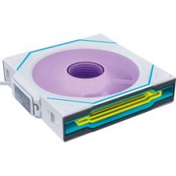 LIAN LI LIAN 12SLIN1W1W - UNI FAN SL-INF inalámbrico, 120 mm, blanco