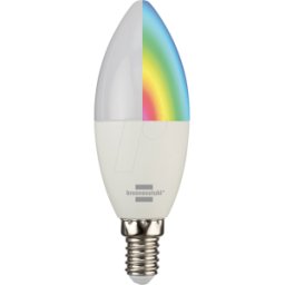 BRENNENSTUHL BRE 1294870140 - Luz inteligente, Vela, E14, 5,5 W, RGBW, WI-FI