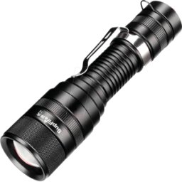 SUFI F5 - Antorcha LED SUPERFIRE F5, 1100 lm, negro, USB