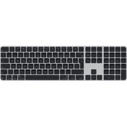 APPLE MXK83D/A - Teclado Magic, Touch ID, teclado numérico, botones negros