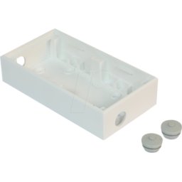 FREI SHELLY SP3D0024 - Carcasa para interruptor de pared SHELLY 2x, montado en superfi