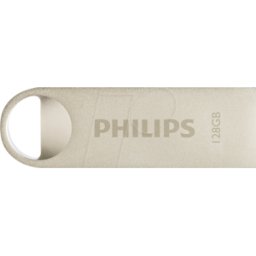 PHILIPS MEDIA PHI FM12FD160B - Memoria USB, USB 2,0, 128 GB, Luna Vintage Plata