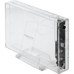 DELOCK 42623 - Carcasa externa SATA HDD de 3,5", USB 3.0, soporte