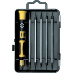 C.K CK T4896 - Juego de destornilladores, hojas de cambio doble, mixtas, 7 piez