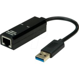 VALUE 12991119 - Tarjeta de red, USB, Gigabit Ethernet, 1x RJ45