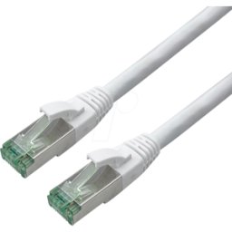 ROLINE RECYCLED MATERIAL ROLINE 21453265 - Cable de interconexiones Cat.6a S/FTP (PiMF), blanco, 5 m