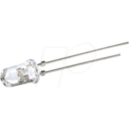 WÜRTH WUE 151053BS0450 - LED de 5 mm con cable, azul, 800 mcd, 45°.
