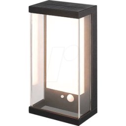 V-TAC VT-23032 - Luminaria solar mural, 1 W, 95 lm, 3000 K, sensor de movimiento
