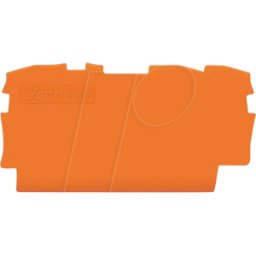 WAGO 2000-1392 - Placa de terminación e intermedia para WAGO 2000, naranja