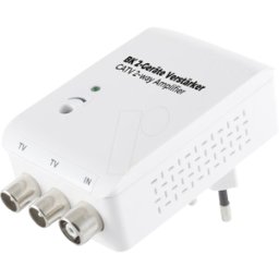 SHIVERPEAKS SHVP BS15-15002 - Amplificador de antena, dual, 20 dB, IEC