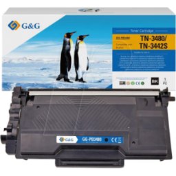 G&G; 14295 - Tóner, BROTHER, negro, TN-3480XL, compatible