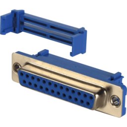 FREI D-SUB BU 25FB IS - Conector hembra D-SUB, 25 polos, cable plano, con aislante