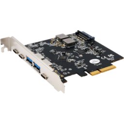 EXSYS EX-12007 - PCIe x4 > 2 USB 3.1 externo tipo a, 3 tipos C
